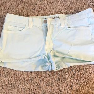 J Brand Aqua cutoff denim shorts